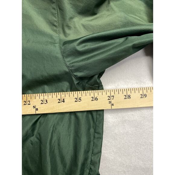 Vintage 90's Nike Gray Tag Pullover XL Green 1/4 Zip 90s Spell Out Y2K - Picture 8 of 9